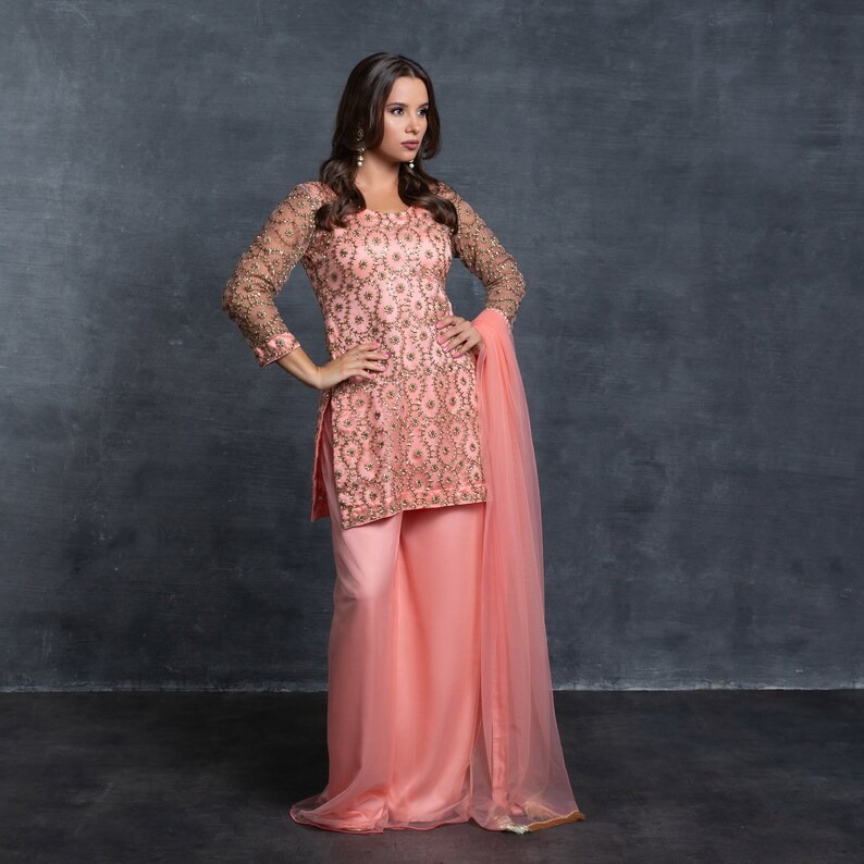 Jasmine Pakistani Dress Clothes Fashion Woman Designer Party Etsy