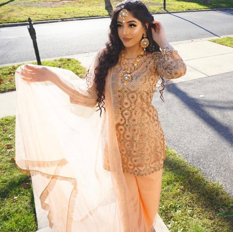 Jasmine Pakistani Dress Clothes Fashion Woman Designer Party Etsy