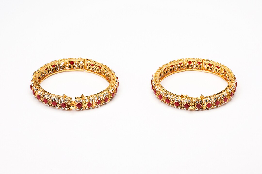 Yaquwat Pakistani Bracelet Set/ Indian Bracelet Set/ Etsy