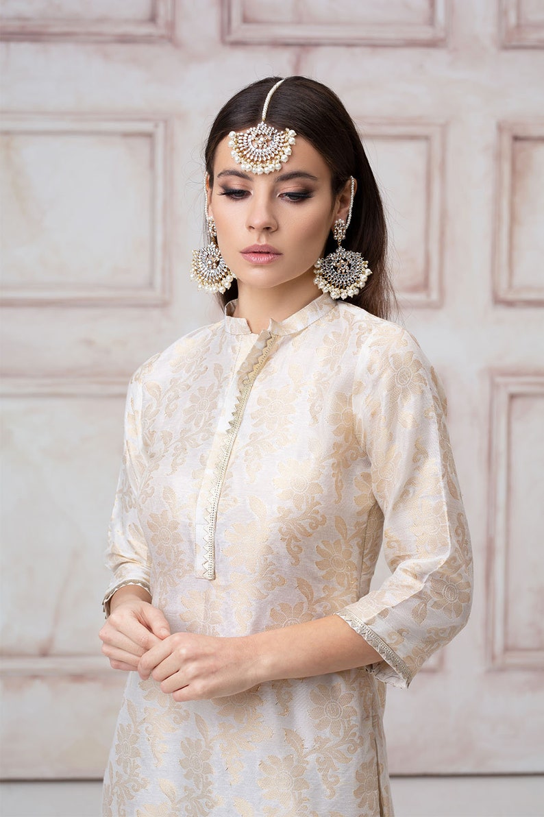 Mughal Pakistani Dress Clothes Fashion Woman Designer Party Etsy