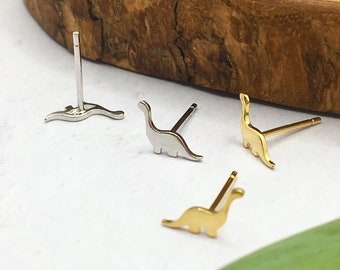 7 Paar Ohrstecker Silber Set Mit Dinosaurier, Delphin & Mehr – Niedlicher Schmuck Für Frauen, Männer & Kinder