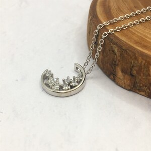 Moon Starlight - The Nevermore Pendant Necklace Urn 925 Sterling Silver