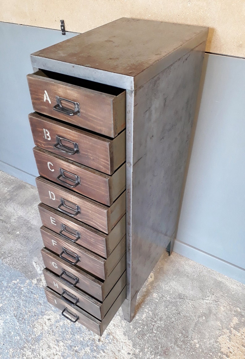 Upcycled Industrial Chest Of Drawers