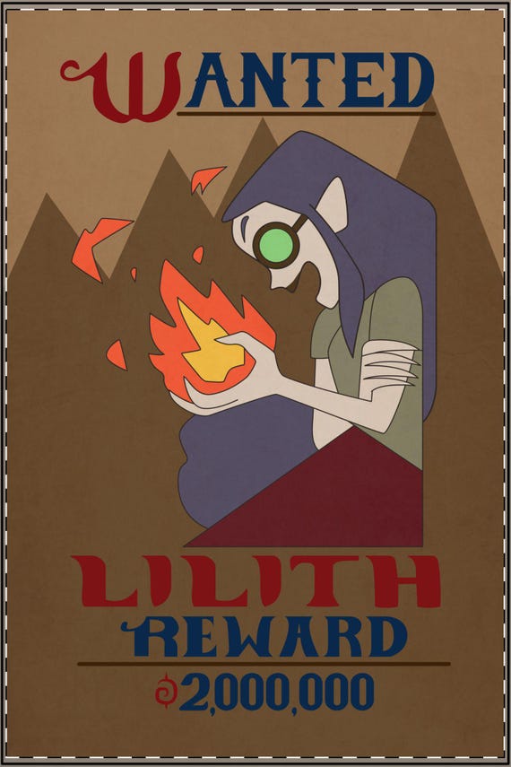 バリ ワヤンシーラ氏版画　AP サイン入りOwl House The Owl House - Lilith Wanted - Premium Matte Vertical Posters - Etsy