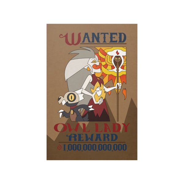 The Owl House - Wanted: Owl Lady -Posters