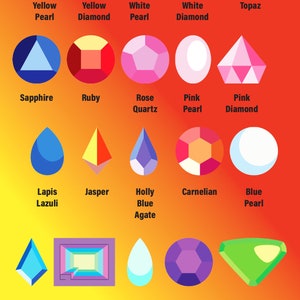 Steven Universe - Ultimate Vector Gems Pack