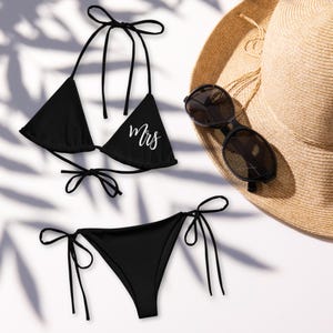 Honeymoon Couples Swimwear. Mr and Mrs One-Piece & Shorts, Custom Plus Size Beachwear