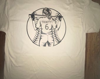 Softball mom customizable shirt
