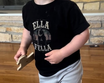 Toddler Ella Fella Cowboy Graphic Tee | Western Toddler Shirt