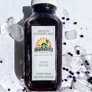 Homegrown Organic Elderberry Juice
