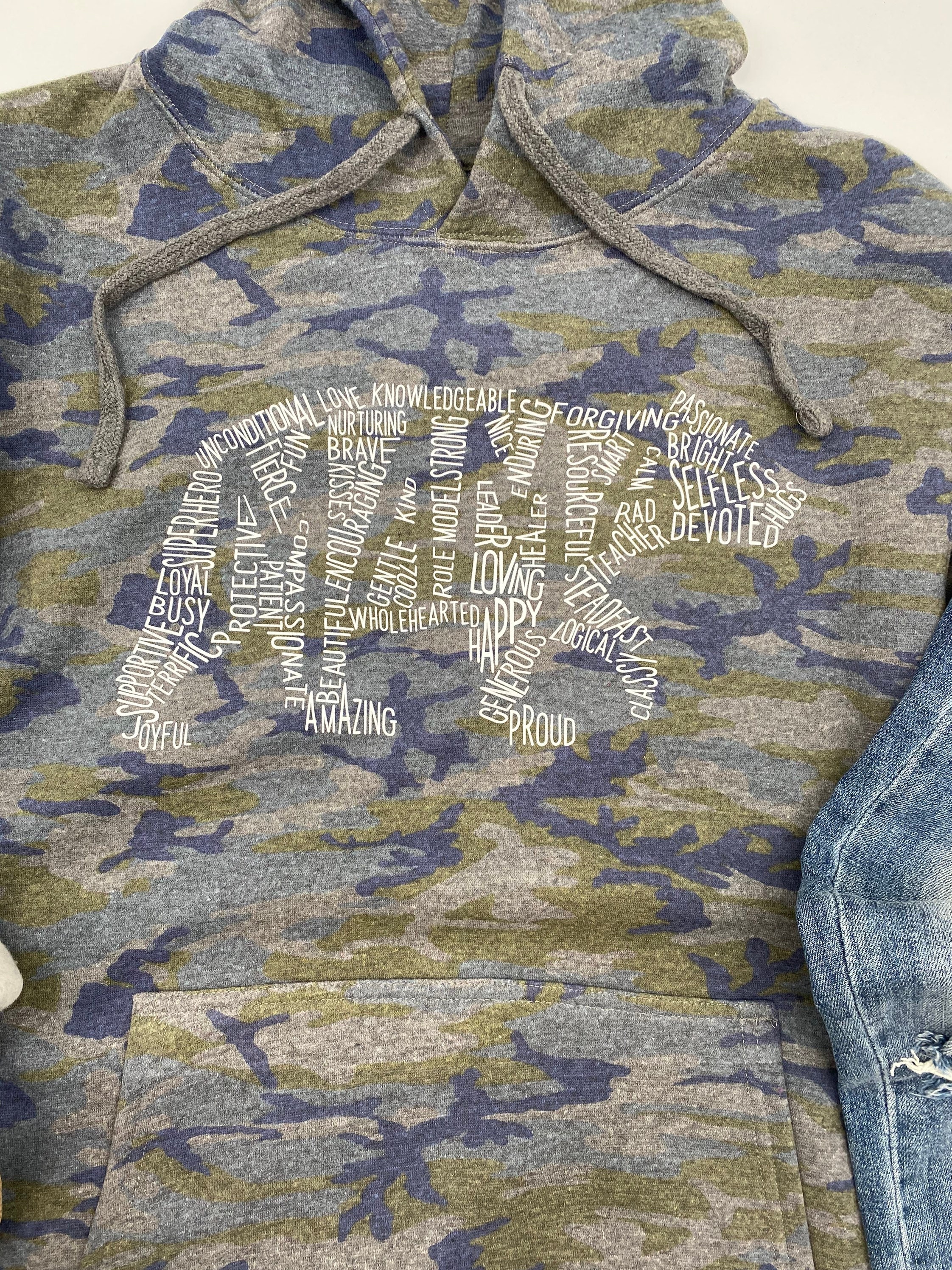 Camo mama deals bear hoodie