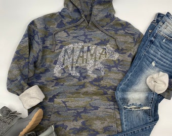 Mama Bear Camo Hoodie