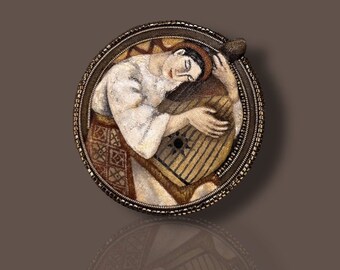 Beaded Brooch Pin Embroidered Vintage Pin Jewelry Trending Now Ethnic Ukrainian Artist Ukraine Sellers Popular Right Now Custom Embroidery