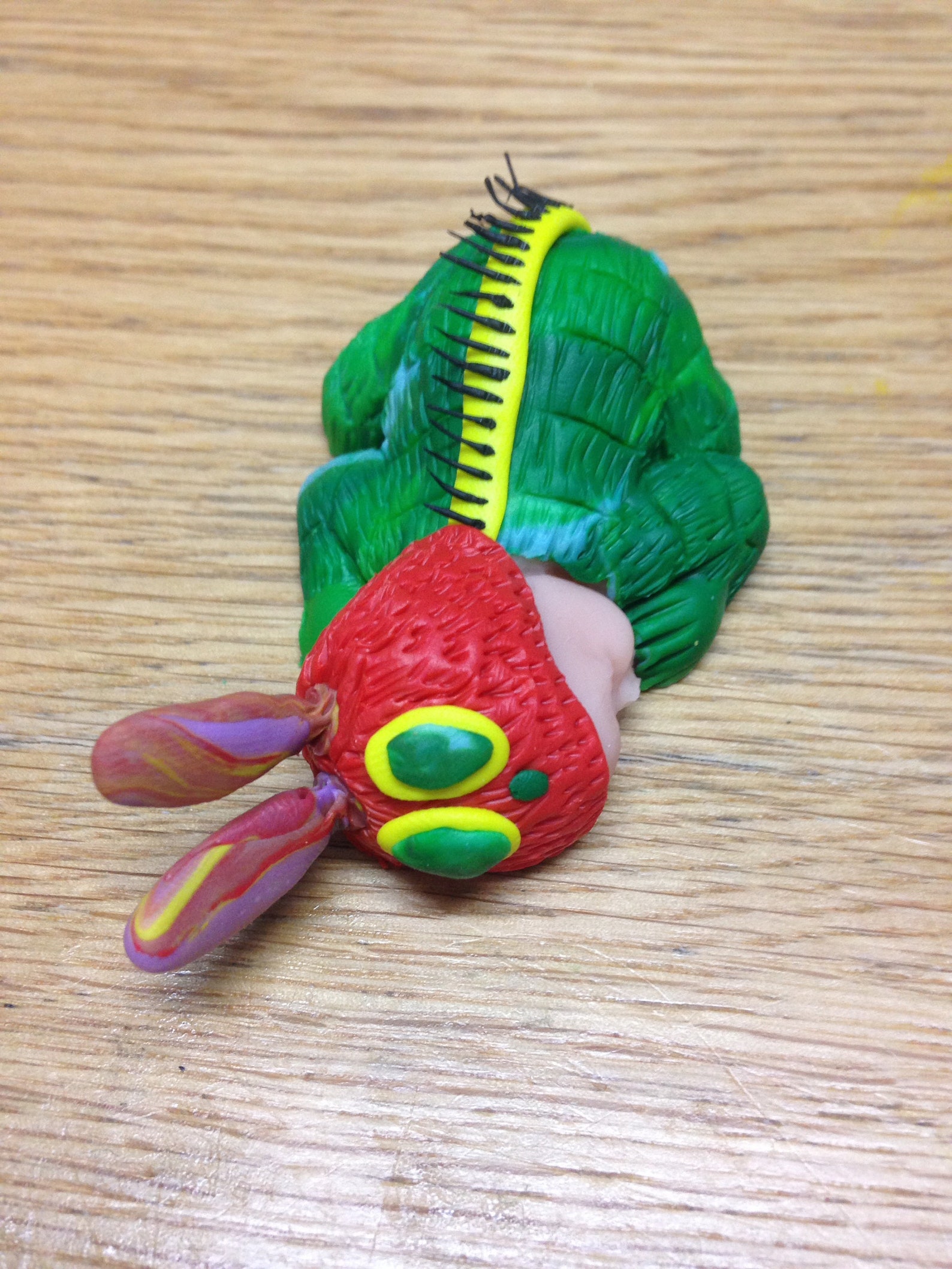 OOAK 2.5 Very Hungry Caterpillar Polymer Clay Sleeping Etsy