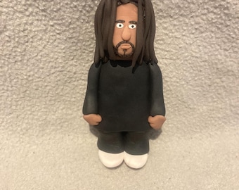 Figura decorativa personalizada para pastel de J. Cole (3", 4.5" / 6")