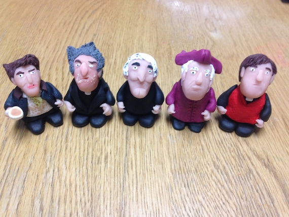 Are You Being Served 2.5/" Humphries Peacock Slocombe Custom Figurines Figures