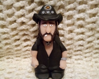 Motörhead - 3" / 4.5" / 6" Lemmy Kilmister Custom Figurine Figure Cake Topper