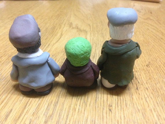 3 x Last of the Summer Wine 2.5/" Custom Figurines Figures Clegg Compo Foggy