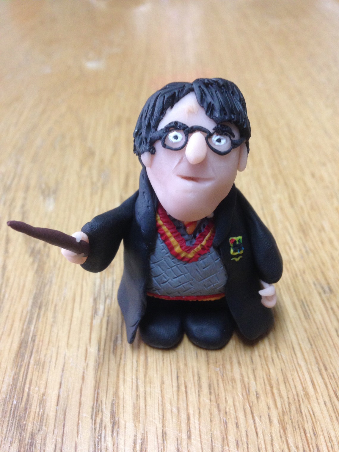 2.5 Harry Potter Hogwarts Polymer Clay Figurine Mini Etsy
