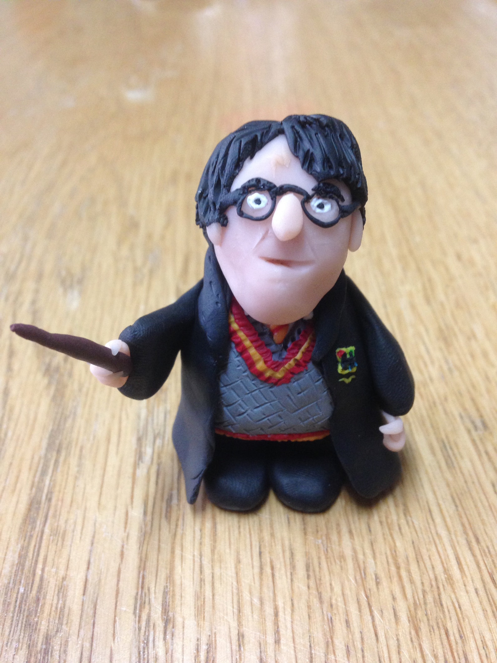 2.5 Harry Potter Hogwarts Polymer Clay Figurine Mini Etsy