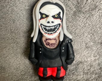 Figura personalizada de lucha libre WWE de Bray Wyatt, The Fiend, de 7,6 cm, 11,4 cm y 15,2 cm, para tarta.
