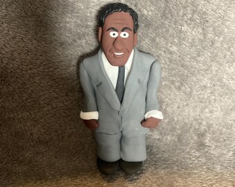 Figura personalizada de Nat King Cole de 7,6 cm, 11,4 cm y 15,2 cm para decoración de tartas