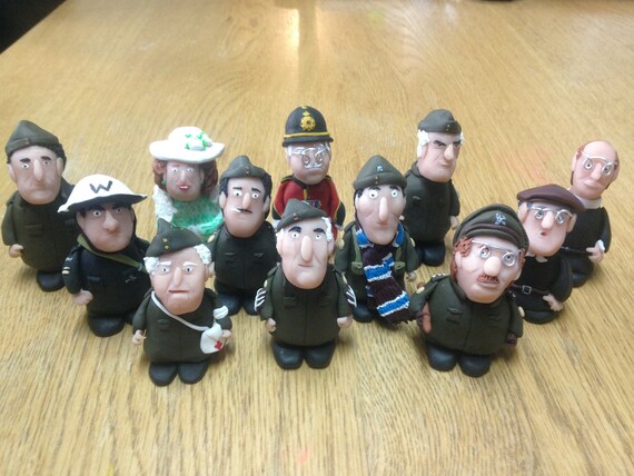 12 x Dad/'s Army 2.5/" FIGURINE MAINWARING WILSON Pike Jones Frazer Godfrey Vicario