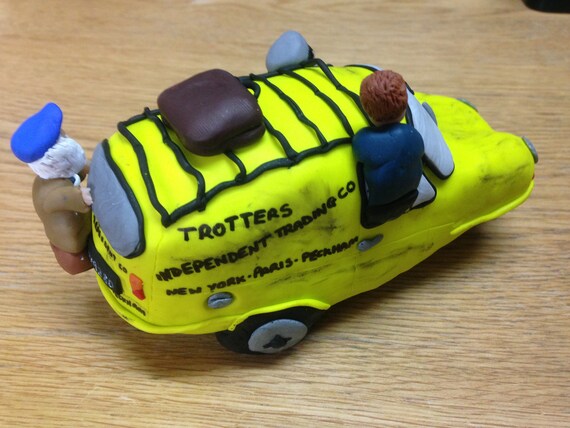 5.5/" x 3/" Only Fools and Horses 3D Trotter Van Del Boy Rodney Polymer Clay