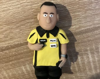 Dardos - 3" / 4.5" / 6" - Figura personalizada de Dave Chisnall para decoración de pasteles