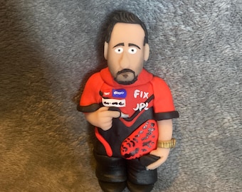 Dardos - 7,6 cm / 11,4 cm / 15,2 cm - Figura personalizada de Jonny Clayton para decoración de tartas