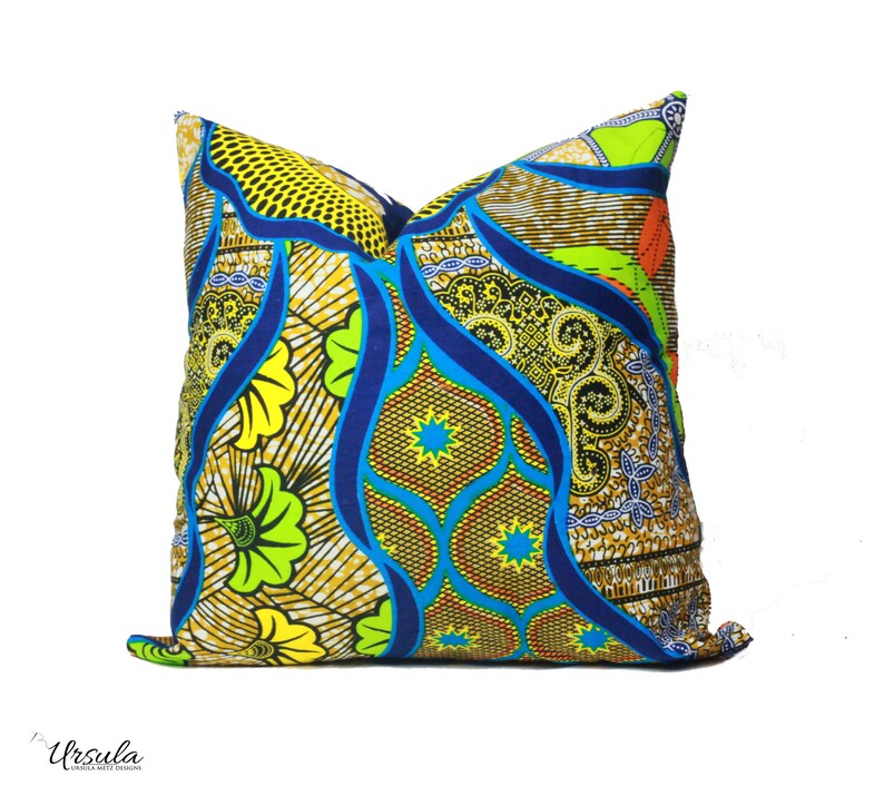 Ankara Pillow Cover African Pillow Cover African Throw Etsy
