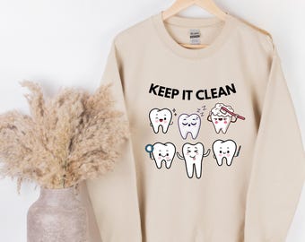 Dentist Funny Sweatshirt, Dental Hygienist Gift, Dental Assistant Present, Dental School Apparel, Dental Humor Jumper