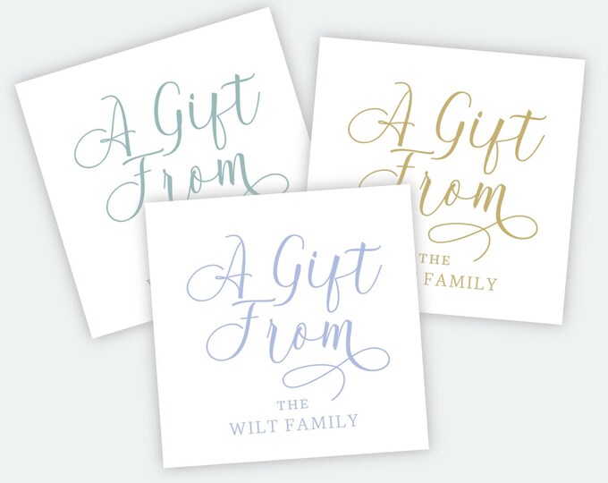 Printable Gift Tag, Everyday Gift Tag Template, A Gift From Tag, Family ...