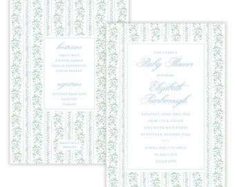PRINTABLE Baby Shower Invitation Template by Emily Wilt Designs