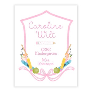 PRINTABLE Editable School Binder Cover | 8.5x11 Personalized Corjl Template | Self-Edit Printable Binder Cover for Students or Teachers