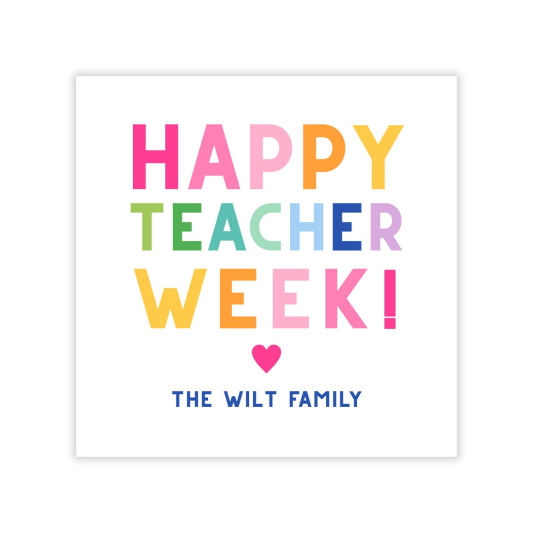 Printable Teacher Appreciation Gift Tag, Teacher Gift Tag, Teacher ...