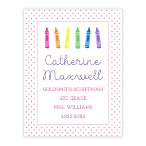 PRINTABLE Editable School Binder Cover | 8.5x11 Personalized Corjl ...