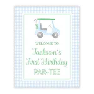 16x20 Printable Golf Birthday Sign, Golf Birthday Party, Golf Party Sign, Golf First Birthday, Golf Welcome Sign, Golf Party Decorations