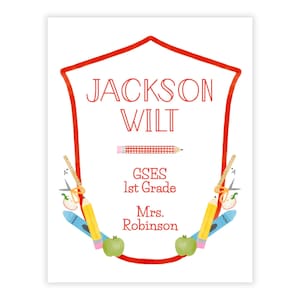 PRINTABLE Editable School Binder Cover | 8.5x11 Personalized Corjl Template | Self-Edit Printable Binder Cover for Students or Teachers