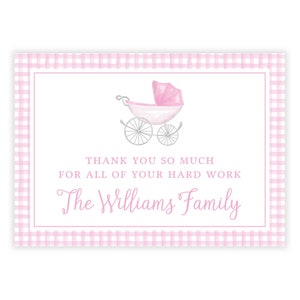 Printable Baby Girl Thank You Sign 8x10, Labor and Delivery Thank You, New Baby Gift Basket, Delivery Nurse Thank You Gift, NICU Thank You