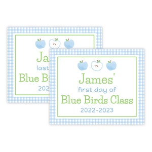 PRINTABLE Back to School Sign | First & Last Day of School | Editable 8x10 Corjl Template | Digital Download for Kids Photo Prop | 201 image 1