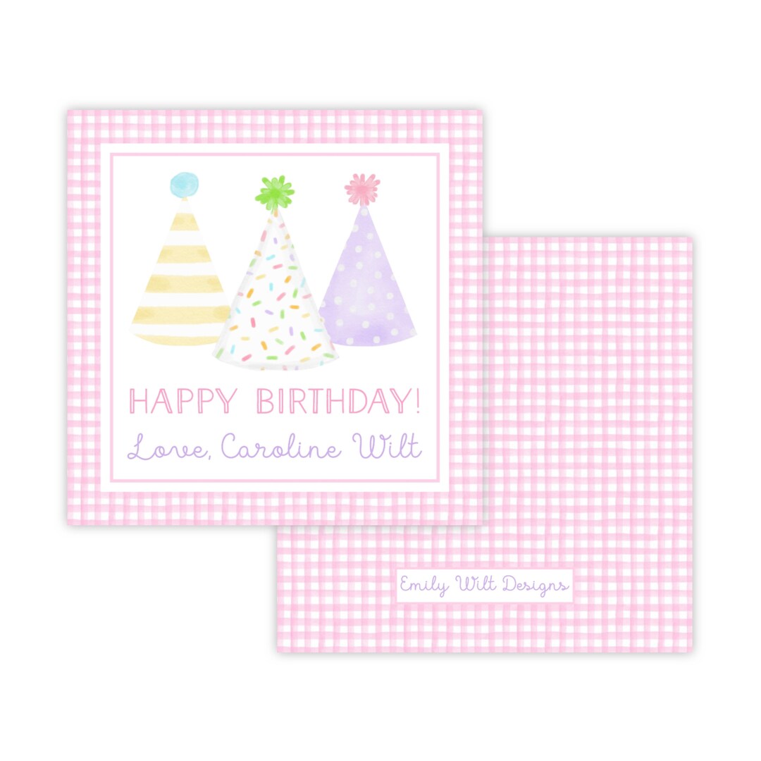 Printable Kids Birthday Gift Tag, Kids Gift Tags, Printable Tags for ...