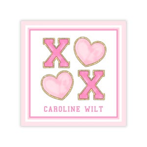 Patch lettre imprimable Saint-Valentin, étiquette de la Saint-Valentin pour adolescents, modèle de la Saint-Valentin préado, Saint-Valentin fille plus âgée, étiquette-cadeau de la Saint-Valentin au collège
