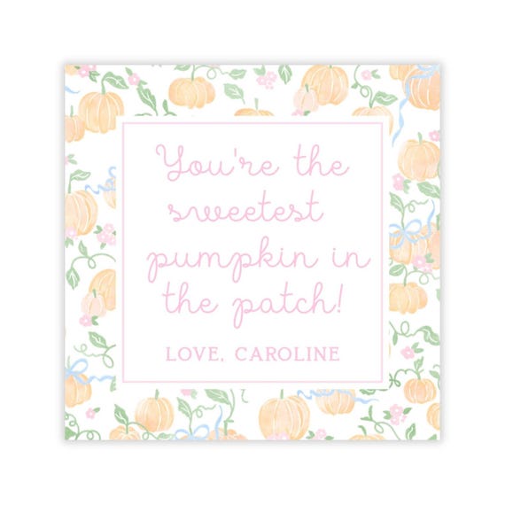 Printable Halloween Gift Tag, Halloween Treat Tag Digital, Halloween Favor Tag Template, Halloween Class Treat, Sweetest Pumpkin Tag