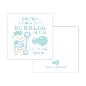 PRINTABLE Back to School Favor Tags | Editable 3x3&quot; Corjl Template | Printable Gift Tags for Teacher or Student | Self-Edit School Tag