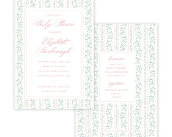 PRINTABLE Baby Shower Invitation Template by Emily Wilt Designs
