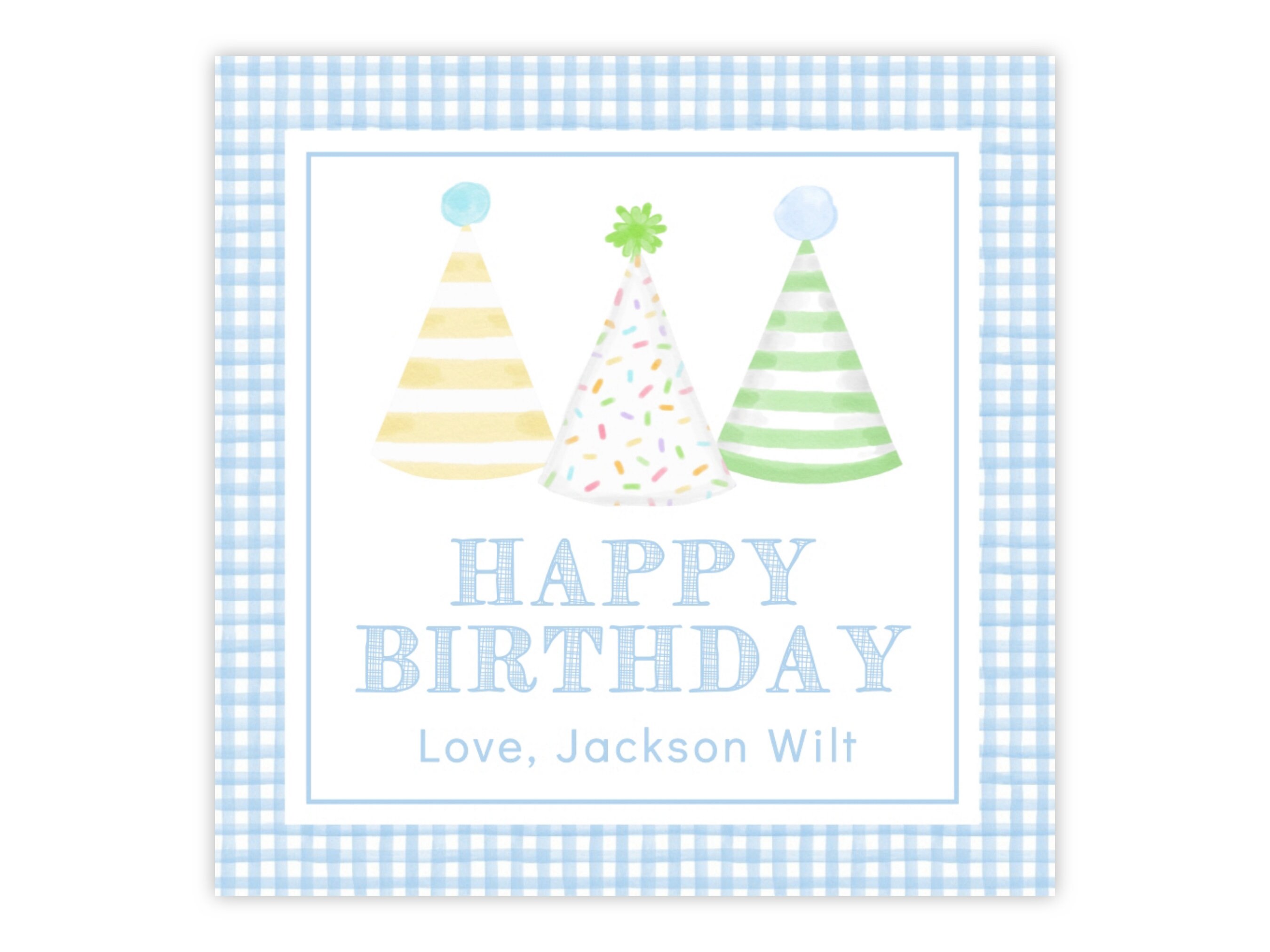 Printable Kids Birthday Gift Tag Kids Gift Tags Printable - Etsy