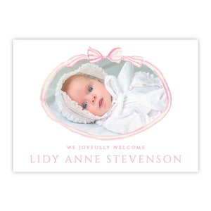 Faire-part de naissance imprimable pour bébé fille, faire-part de naissance personnalisé, modèle personnalisé de faire-part de naissance, faire-part de naissance