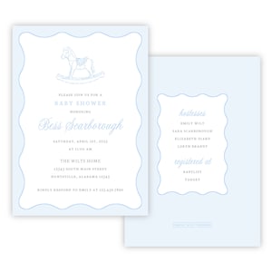 PRINTABLE Baby Shower Invitation Template by Emily Wilt Designs