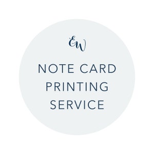 Note Card Printing Service | Includes Two Sided Printing and Blank Envelopes | A2 - 5.5 x 4.25" | Purchase WITH Template Design